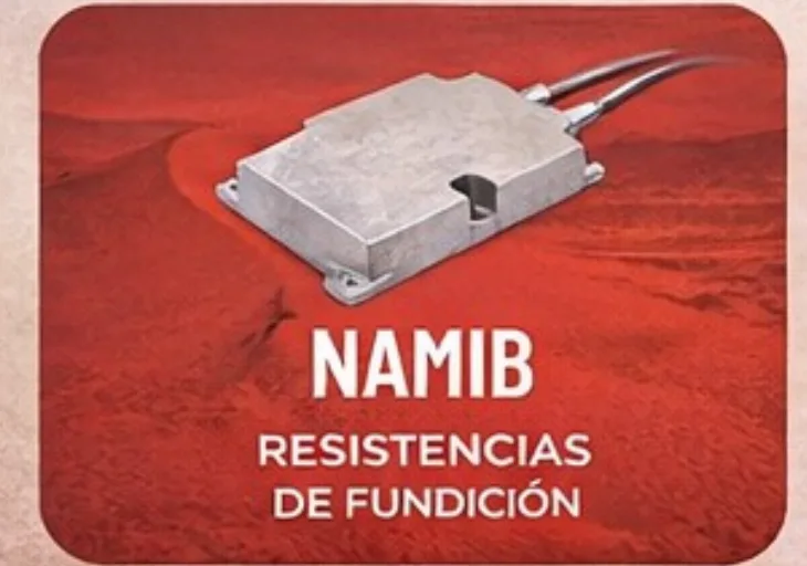 Resistencias Namib fundidas en aluminio, bronce y latón